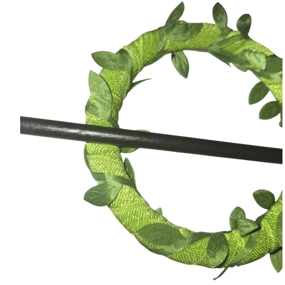 Ivy Green Hair Accessory Dread Loc Wood Ring Thick Hair Tie Forest Nature - Picture 4 of 4